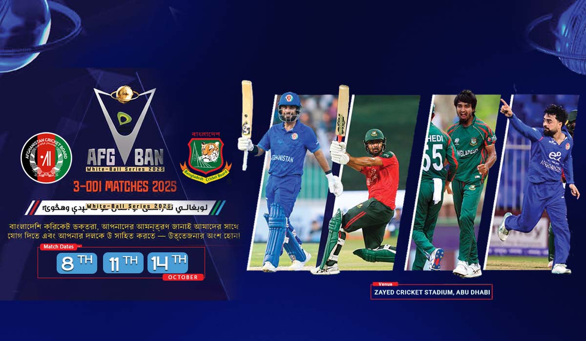 Afghanistan vs Bangladesh ODI Series 2025